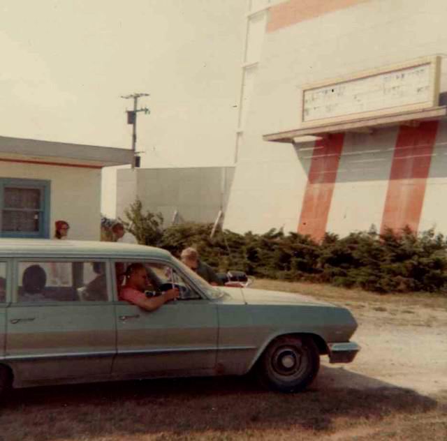 Blue Sky Drive-In Theatre - Late 1960S Shot From Linda Hughes